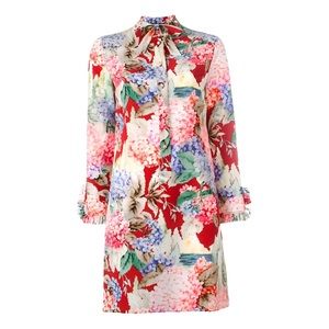 GUCCI Silk Floral Dress Size 8
